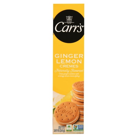 (3 Pack) Carr's Cookies Ginger Lemon CrÃÂ¨me 7.05 (Best Store Bought Ginger Snap Cookies)