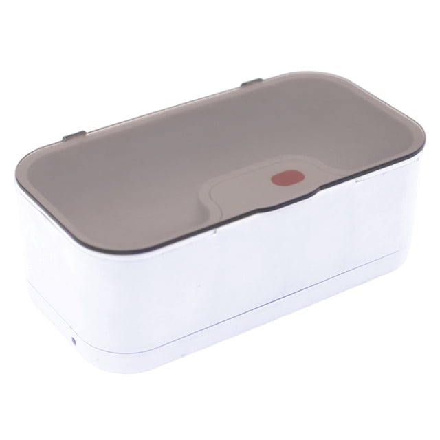 Bewildely Mini removedor de temporizador de gafas de viaje alimentado por de lavadora de oro de limpieza de operación silenciosa sónica de Suministros de limpieza para el hogar Bewildely HA009812-00B