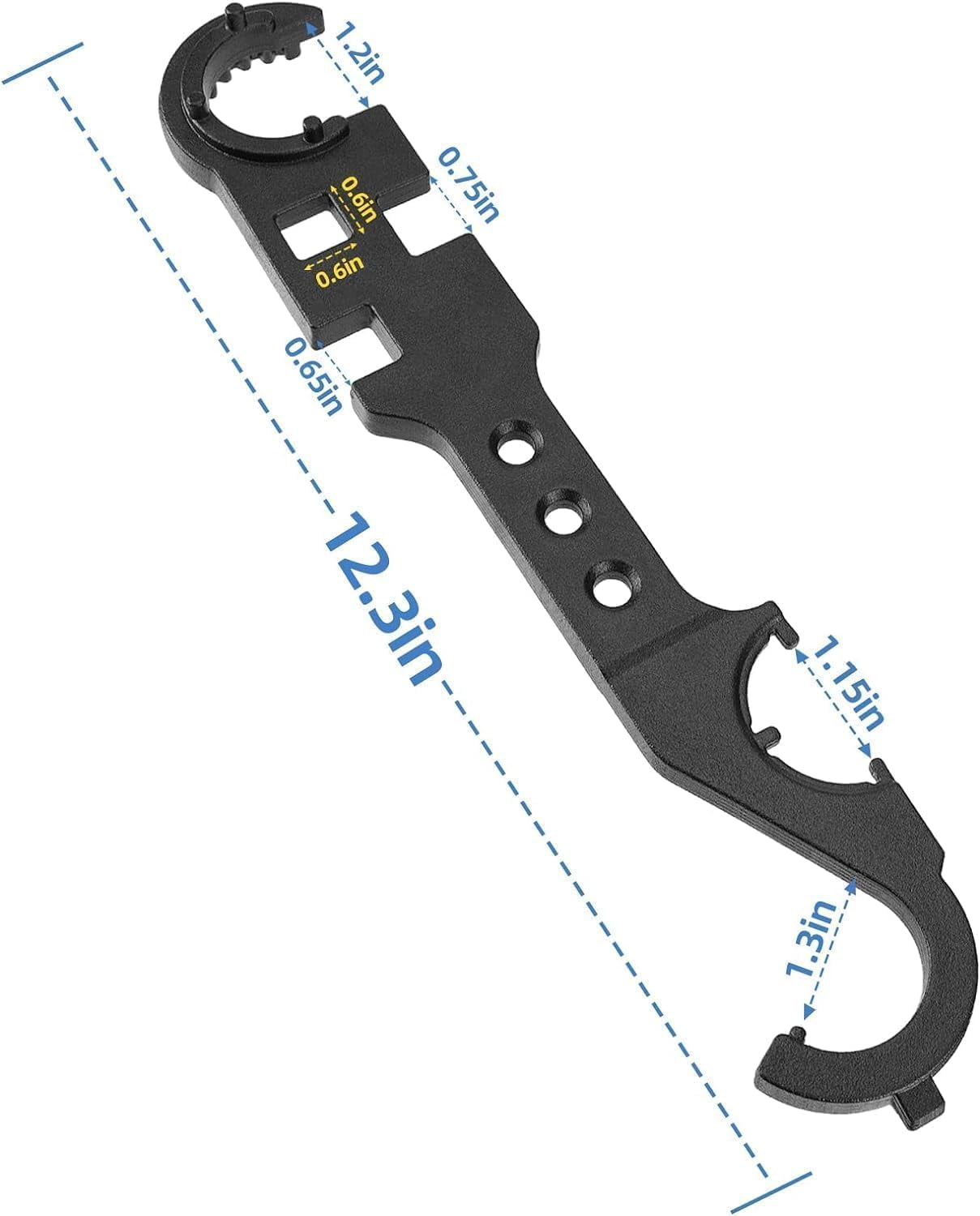 Armorers Wrench Nut Combo For Removal And Installation Tools