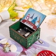 thumbnail image 5 of CPHDW7 Christmas Musical Box, Wooden Hand Crank Ornament with Festive Tune, Battery-Free Gift for Holiday Home Decor, 5 of 5