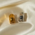 thumbnail image 4 of PISONIC Chunky Ear Cuff for Women - 18K Gold Plated Huggie Hoop, Non Piercing Cuff Earrings, Clip On Elegant Ear Clips, Cartilage Wrap, Fashionable Fake Earring Cuffs for Non Pierced Ears, 4 of 7