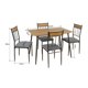 thumbnail image 3 of Comedor Hometrends 5 piezas color madera con acientos acojinados, 3 of 4