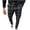 Black, variant on Giftesty Men Pants Clearance,Men Dress Pants,Casual Plaid Flat-Front Skinny Business Pencil Long Pants Pocket