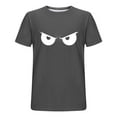 thumbnail image 3 of Chiccall Mens T Shirts Casual Fashion Short Sleeve Crew Neck Graphic Summer Tees Dark Gray, 3 of 5