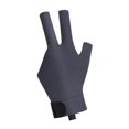 thumbnail image 2 of 3 dedos Glove Billiard Juego informal Ligero Pooker Pool Glove Gris negro izquierdo S, 2 of 8