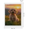 thumbnail image 2 of Diamond Art Kits for Adults - Cute Dog Sunset Scenery 5d Diamond Painting for Adults, Diamond Art for Adults Beginners, Frameless Diamond Painting Kits for Adults for Home Wall Decor, 2 of 7