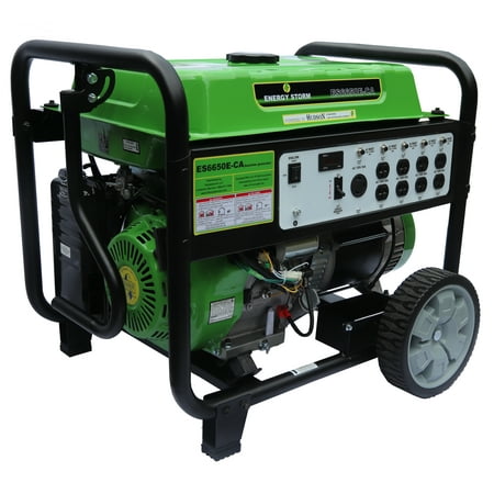 

6500-Watt surge 6000 Watt rated electric or recoil start open frame generator