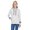 Melange, variant on J America Ladies' Melange Scuba Neck Sweatshirt - JA8674