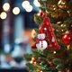 thumbnail image 1 of Adornos navideños, adornos navideños, regalos navideños, 26 letras, decoración para árbol de Navidad, adornos colgantes para árbol de Navidad, adornos navideños personalizados, decoración navideña, de, 1 of 5