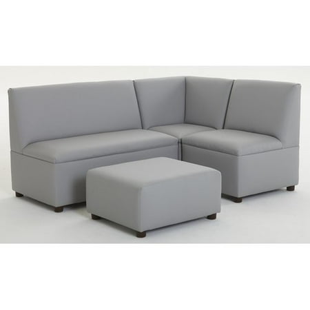 Brand New World Kids Sectional With Ottoman Walmart Com