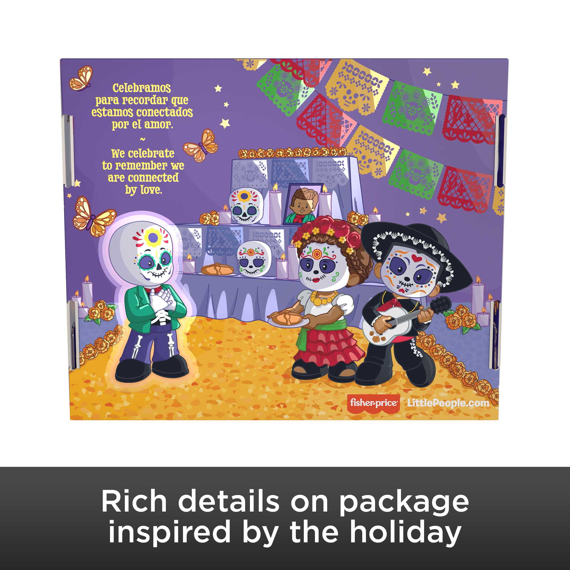 Little People Collector Día de Muertos Special Edition Set for Adults & Kids, 3 Figures