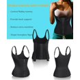 thumbnail image 2 of Corsé moldeador de cintura para mujer, chaleco con cremallera, camiseta sin mangas moldeadora con tirantes ajustables, 2 of 7