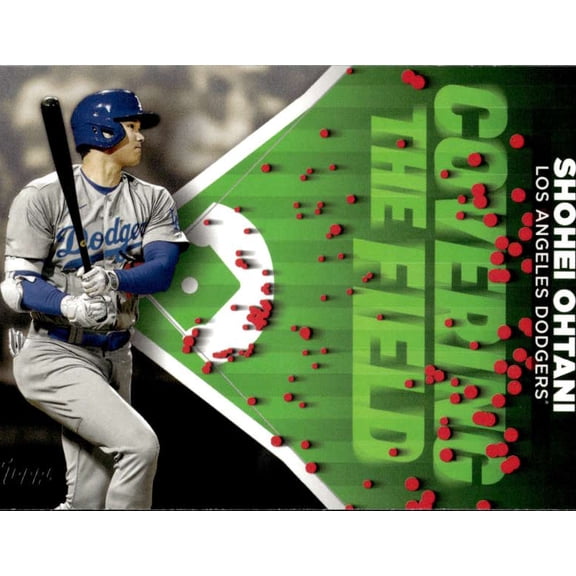 2024 Topps Covering the Field #CTF-3 Shohei Ohtani Los Angeles Dodgers Official MLB Baseball Trading Card