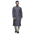 thumbnail image 1 of Atasi Printed Chinese Collar Casual Kurta With Churidar Mens Kurta Shirt, 1 of 1