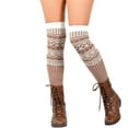 thumbnail image 2 of Teehee Women's Extra Long Fashion Thigh High Socks Over the Knee High Boot Socks, 2 of 5