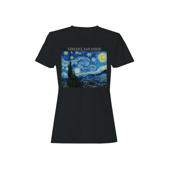 Starry Night by Vincent Van Gogh Women's T-shirt