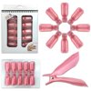Pana High Quality Nail Polish Remover Clip Cap Bowtie Style - Pink