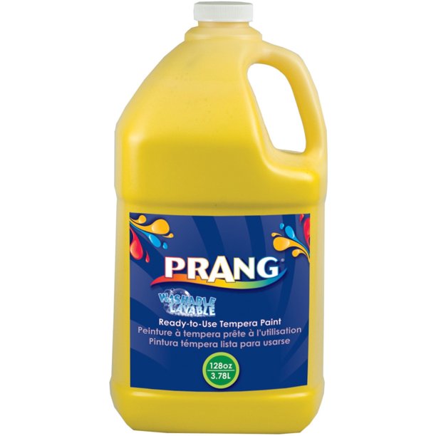 Prang Washable Paint, Yellow, 1 gal