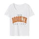 thumbnail image 1 of Camiseta para mujer, camiseta básica de moda de verano para oficina, viaje por la calle, regalo para mujer M, 1 of 7