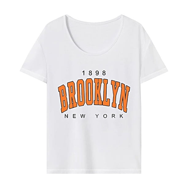 Camiseta para mujer, camiseta básica de moda de verano para oficina, viaje por la calle, regalo para mujer M