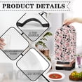 thumbnail image 4 of HELLHERO Food Processor Cover with Handle Foldable Protective Case for Home Kitchen Panda Rose, 4 of 6