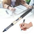 thumbnail image 1 of Cergrey 12Pcs Rollerball Pen ABS Plastic Shell Straight-Liquid 0.5mm Needle Type Office Stationery,Pen,Sign Pen, 1 of 8