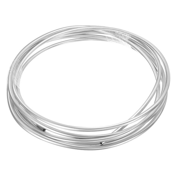 Stainless Steel Tubing Coil, 5/16" OD x 16 ft Industrial 304 Stainless Steel Tube, Welded Steel Tubing, Silver Tone
