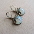 thumbnail image 6 of JennyShop Vintage Bronze Dragonfly Earrings Fashion Gold Color Metal Carving Pattern Inlaid Moonstone Drop Earrings for Women Jewelry, 6 of 15