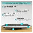 thumbnail image 4 of Base Standing Desk Balance Board, Office Wobble Board with Anti-Fatigue Mat, Gentle Rocker for Posture & Focus, Standing Desk Accessory and Exercise Equipment, 4 of 9