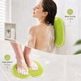 thumbnail image 5 of Upgraded Silicone Massage Bath Mat, 2026 Upgrade Shower Foot Scrubber Mat with Strong Suction Cups for Exfoliating Body Wash on Feet, Back & Multiple Areas, 5 of 7