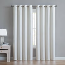 VCNY Home Agnes Ivory Solid Grommet Blackout Curtain Panel, 52" x 84"