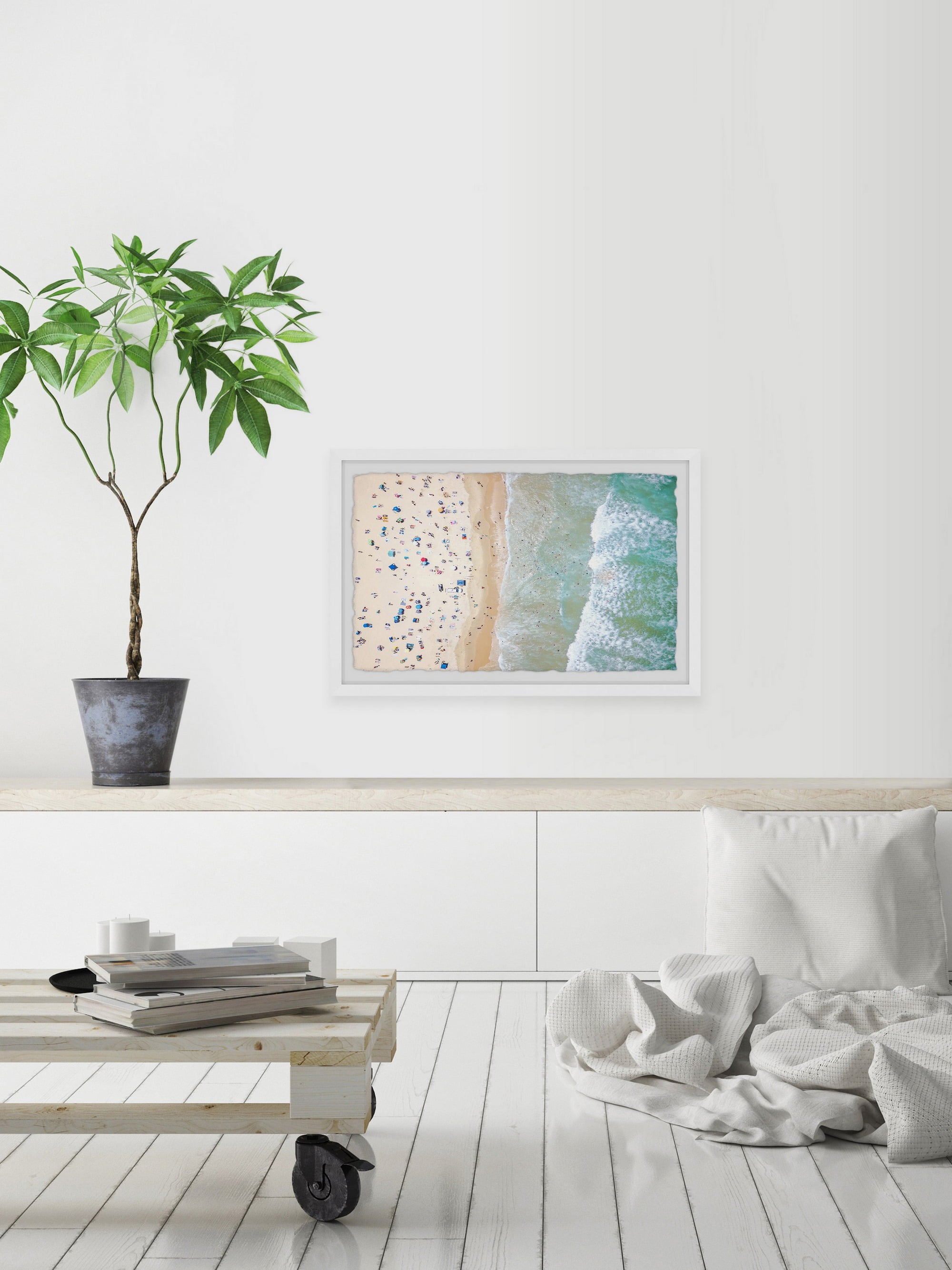 Marmont Hill Crowded Summer Framed Wall Art
