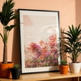 thumbnail image 3 of Bougainvillea on Pastel Pink - Cascais Lisbon Portugal Photography Floral Botanical Flowers Pastel Summer Minimalist Tropical Black Framed Wall Art Print 12 x 18 inches, 3 of 8