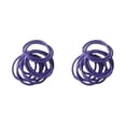 thumbnail image 4 of Qarigey 10 piezas de bandas para el cabello, elásticas, a la moda, ajustables, sólidas, universales, soporte protector, sin costuras, para Type5 NO5, 4 of 6