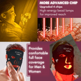 thumbnail image 5 of Red Light Therapy for Face | LED Light Therapy Mask with 4 Colors from 240 LED individually controlled | Infrared Wireless Treatment Skincare Face Mask for Home use and Travel, 5 of 7