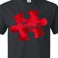 thumbnail image 4 of Inktastic Autism Awareness Be Kind Red Puzzle Piece T-Shirt, 4 of 5