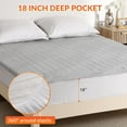 Full Size Electric Mattress Pad, Soft and Breathable Heated Bed Warmer