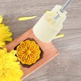 thumbnail image 4 of 1 Set of Moon Cake Press Mold Flower Pattern Baking Mold Dessert Moon Cake Mold With Stamp, 4 of 9