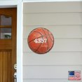 thumbnail image 3 of Basketball Wooden Custom House Number Sign by G. DeBrekht | Love Family Kids D�cor - MA989801, 3 of 7
