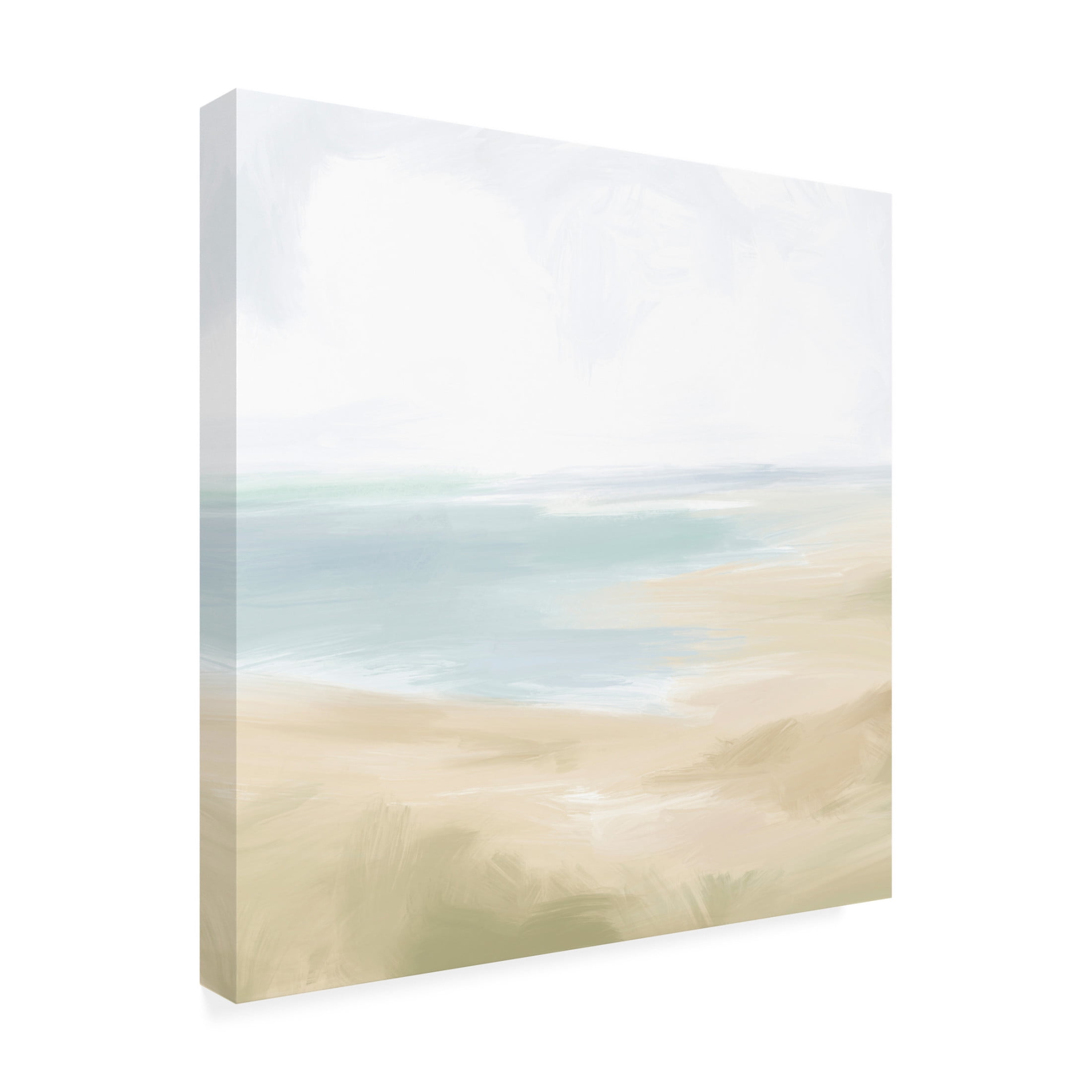 Trademark Fine Art Victoria Barnes Minimal Beach Tones I Canvas Wall Art