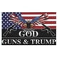 thumbnail image 3 of Trump God Guns 90x150cm Al Aire Libre A La Decoloración para Del, 3 of 5