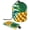 Multicolor, variant on PhooArto Large Barrel Drawstring Makeup Bag, Pineapple Hawaii Palm Leaves Pattern Travel Cosmetic Bag Portable Make Up Organizer Bag