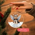 thumbnail image 3 of Yorkie Dog Angel Wings Ornament, Personalized Yorkshire Terrier Memorial Acrylic Ornament, in Loving Memory of Yorkie Ornaments Xmas Gifts for Dog Mom Dad, Custom Dog's Name & Year Memorial Ornaments, 3 of 6