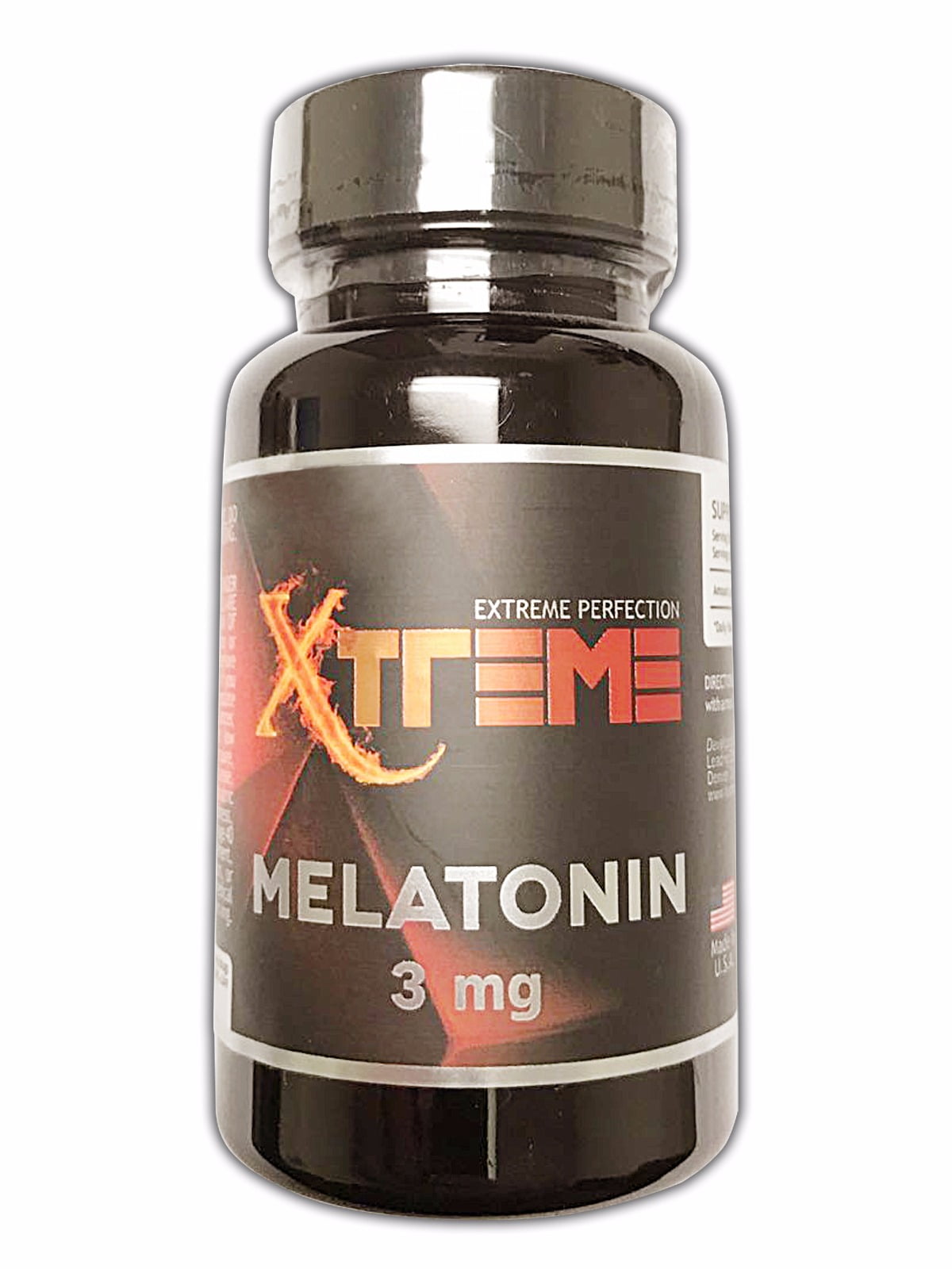 MELATONIN 3mg Optimum STRESS RELIEF & SLEEP AID 100 Tablets 3 mg - Made