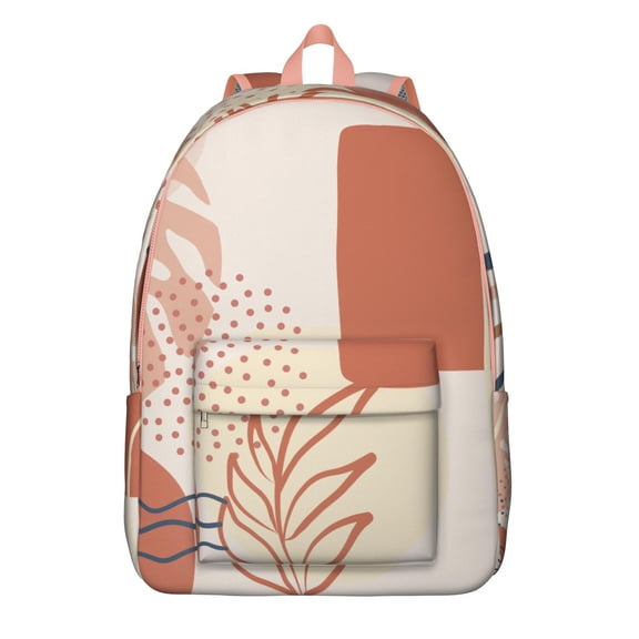 Vintage Bohemian Print Backpack for Adults, Large Capacity Boho Style Bookbag with Front Pocket, School Backpack for Students, Commute Travel College, Great Gift