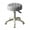 Gray, variant on Yedigre Adjustable Height Swivel Chair – 360° Rolling Stool with Wheels, Faux Leather Cushion