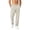Beige, variant on Mens Chino Pants Straight Fit Drawstring Pant Lightweight Flat Front Loose Fit Trousers with Pockets Khaki S