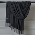 thumbnail image 3 of Bufanda de gran tamaño con patrón geométrico, elegante, versátil, suave y cómoda, para otoño e invierno, transpirable, resistente al frío, 3 of 4