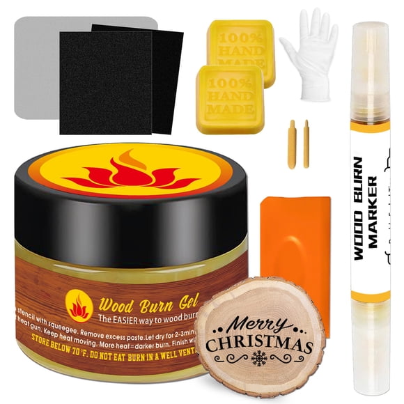 Bolígrafo de pasta para quemar madera, 1DFAUL, con gel de 120 ml