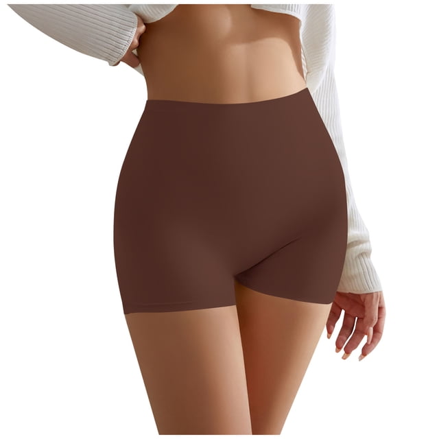 AherBiu Shorts de Cycliste pour Femmes Shorts de Course Extensibles Lisses Leggings de Compression pour Gym